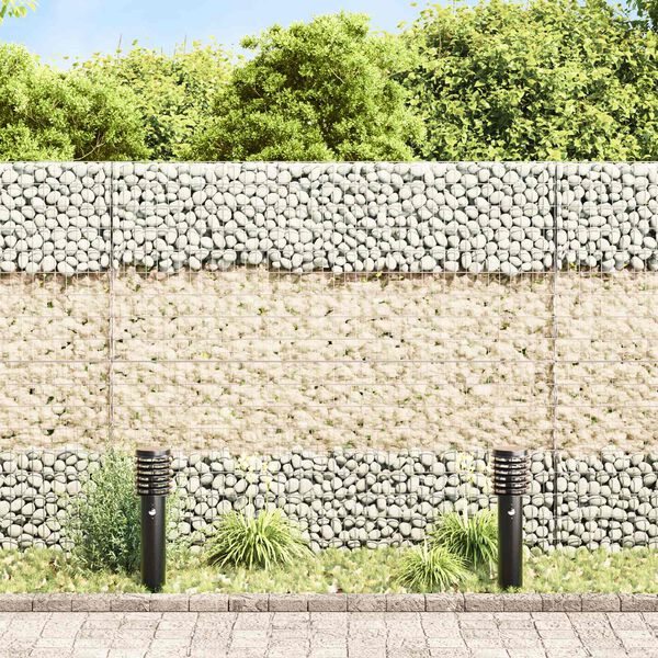 vidaXL Sassi da Giardino Oro 12 cm Vetro