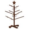 vidaXL Albero di Natale in legno 75 cm Bamb&ugrave; e legno di pino massello