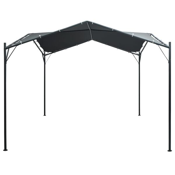 vidaXL Gazebo Padiglione Tenda Tettoia 3x3 m Acciaio Antracite