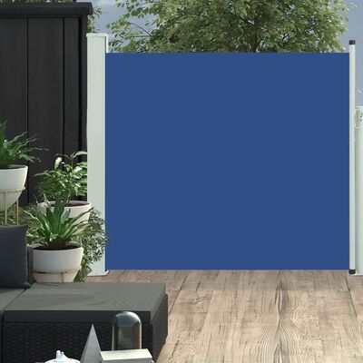vidaXL Tenda Laterale Retrattile per Patio 100x300 cm Blu