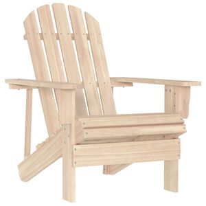vidaXL Sedia Giardino Adirondack in Legno Massello di Abete