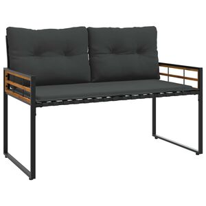 vidaXL Panchetta in Legno a Strati 114 x 55 x 77 cm Grigio tenue