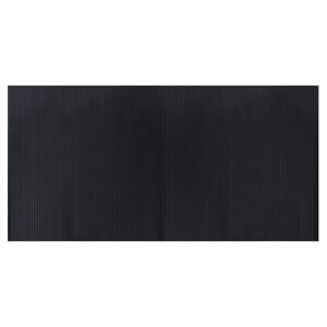vidaXL Tappeto Rettangolare Nero 100x200 cm in Bamb&ugrave;