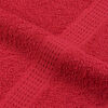 vidaXL Asciugamani da doccia FROGN 10 pezzi Rosso 70x140 cm 360 g/m&sup2;