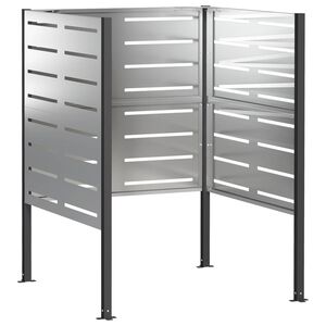 vidaXL Schermo per bidone della spazzatura 85 x 85 x 113 cm
