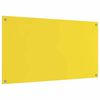 vidaXL Rivestimento da Cucina 2 pcs Giallo 110 x 60 cm vetro temperato