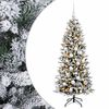 vidaXL Albero di Natale artificiale con palline 150 cm 150 LED
