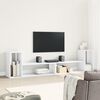 vidaXL Mobili TV a Parete 2pz Bianchi 100x30x50cm in Legno Multistrato