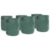 vidaXL Sacchi per Rifiuti da Giardino 12 pcs Verde 79 x 79 x 99,5 cm