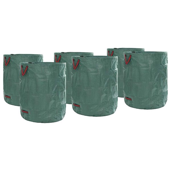 vidaXL Sacchi per Rifiuti da Giardino 12 pcs Verde 79 x 79 x 99,5 cm