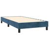 vidaXL Struttura Letto a Rete a Molle Blu Scuro 100x200 cm in Velluto