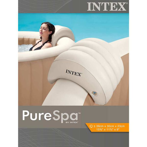 Intex Poggiatesta Gonfiabile da Spa 39x30x23 cm