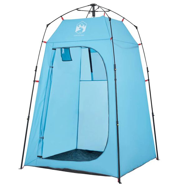 vidaXL Tenda Privacy Blu a Rilascio Rapido Impermeabile