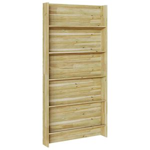 vidaXL Mensole per piante Marrone 90 x 15 x 180 cm