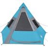 vidaXL Tenda da Campeggio Tipi per 7 Persone Blu Impermeabile
