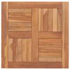 vidaXL Piano del Tavolo in Legno Massello di Teak 60x60x2,5 cm