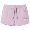 vidaXL Pantaloncini per Bambini con Coulisse Lilla Misto 116