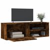 vidaXL Mobile Porta TV Rovere Fumo 120x34x37 cm Legno Multistrato