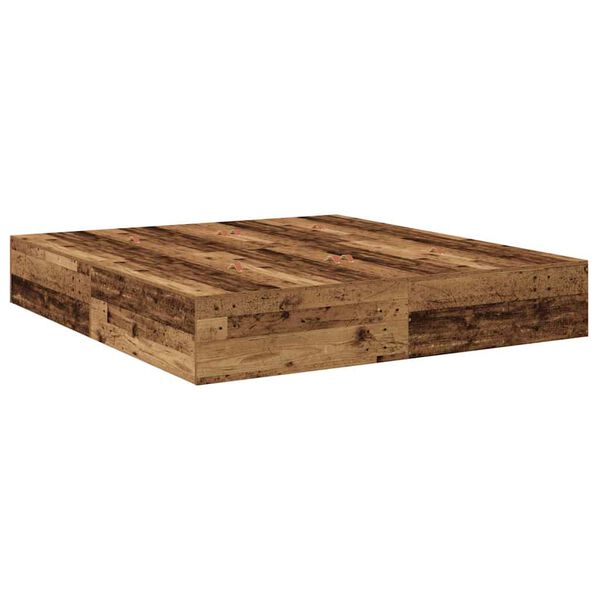 vidaXL Struttura letto con contenitore Legno vecchio 180 x 200 cm