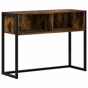 vidaXL Tavolino Quercia Fumosa 100 x 36 x 75 cm Legno ingegnerizzato