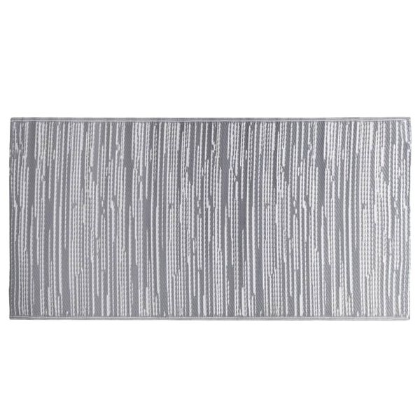 vidaXL Tappeto da Esterni ARAKIL Grigio 120x180 cm in PP