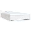 vidaXL Giroletto con Cassetti Bianco 120x190 cm Small Double