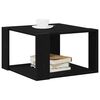 vidaXL Tavolino da salotto Rovere Nero 85 x 55 x 31 cm