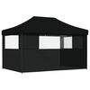 vidaXL Tenda Party Nero 292 x 440 x 315 cm Tessuto Oxford