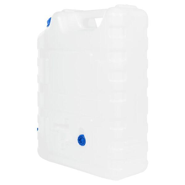 vidaXL Contenitore Acqua con Rubinetto Trasparente 20 L in Plastica