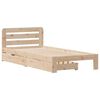 vidaXL Letto senza Materasso 90x200 cm in Legno Massello di Pino