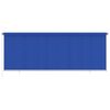vidaXL Tenda a Rullo per Esterni 400x140 cm Blu HDPE