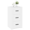 vidaXL Credenza Bianca 40x33x70 cm in Legno Multistrato