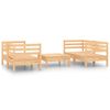 vidaXL Set Divani da Giardino 5 pz in Legno Massello di Pino