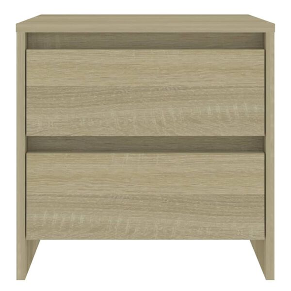 vidaXL Comodini 2 pz Rovere Sonoma 45x34,5x44,5 cm in Truciolato