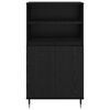 vidaXL Credenza Nero 60 x 36 x 110 cm Legno multistrato