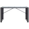 vidaXL Set Bar da Giardino 9 z pz in Polyrattan Nero