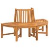 vidaXL Panchina Albero Semi Circolare &Oslash;160 Legno Massello di Eucalipto