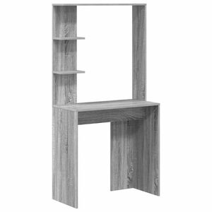 vidaXL Scrivania Grigio Sonoma Legno ingegnerizzato