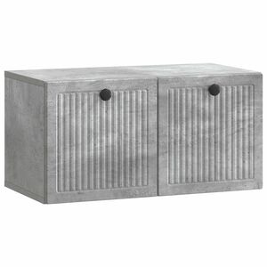 vidaXL Mobile Porta TV da Muro Grigio Cemento 59,5 x 31 x 30 cm