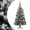 vidaXL Albero di Natale artificiale con rami snodati e palline 120 cm