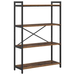 vidaXL Libreria 80 x 30 x 120 cm Legno ingegnerizzato Legno vecchio