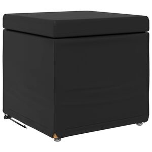 vidaXL Pouf Nero 41 x 41 x 40 cm
