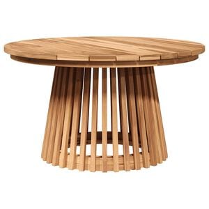 vidaXL Tavolo laterale Marrone 70 x 70 x 40 cm Legno di teak solido