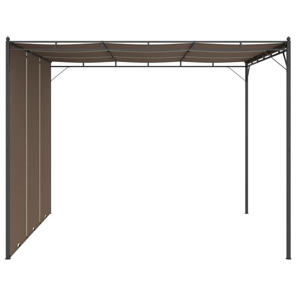 vidaXL Gazebo da Giardino con Tenda Laterale 3x3x2,25 m Talpa