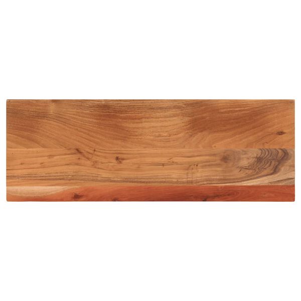 vidaXL Piano Tavolo 90x40x3,8 cm Rettangolare Legno Massello Acacia