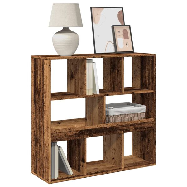vidaXL Libreria/Divisorio Legno Antico 100x33x94,5 cm