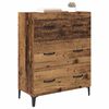 vidaXL Credenza con cassetto Legno vecchio 69,5 x 34 x 90 cm