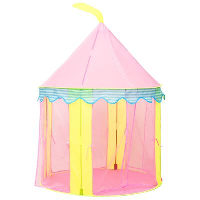 vidaXL Tenda da Gioco per Bambini Rosa con 250 Palline 100x100x127 cm
