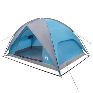 vidaXL Tenda da campeggio con telo antipioggia impermeabile 4 persona