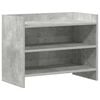 vidaXL Mobile TV 60 x 33 x 47 cm Grigio Cemento Legno ingegnerizzato